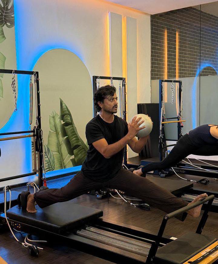 Pilates session at Akira studio
