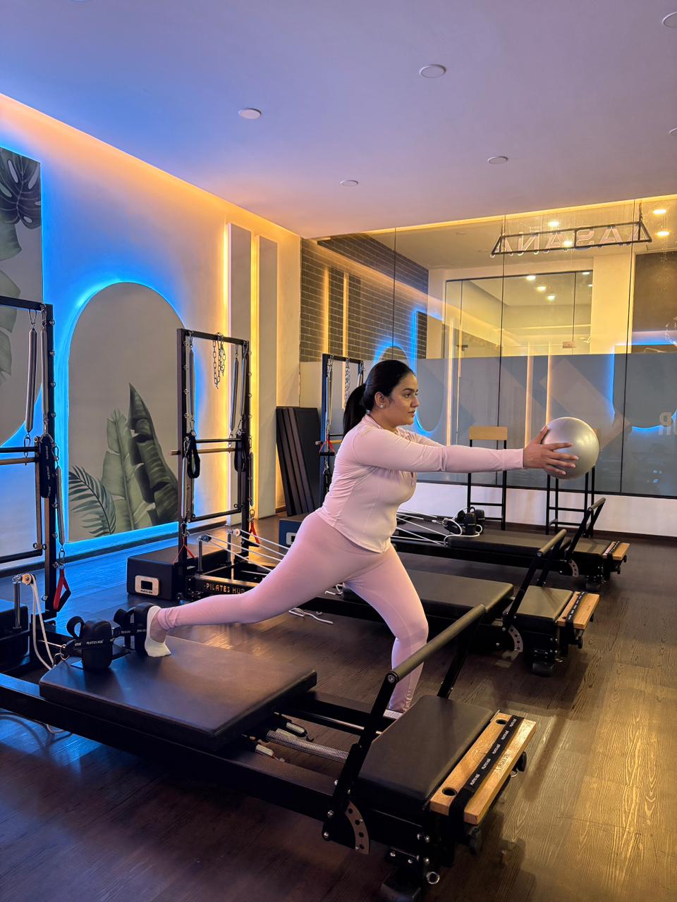 Pilates session at Akira studio